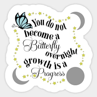 Growth is a Progress Sticker